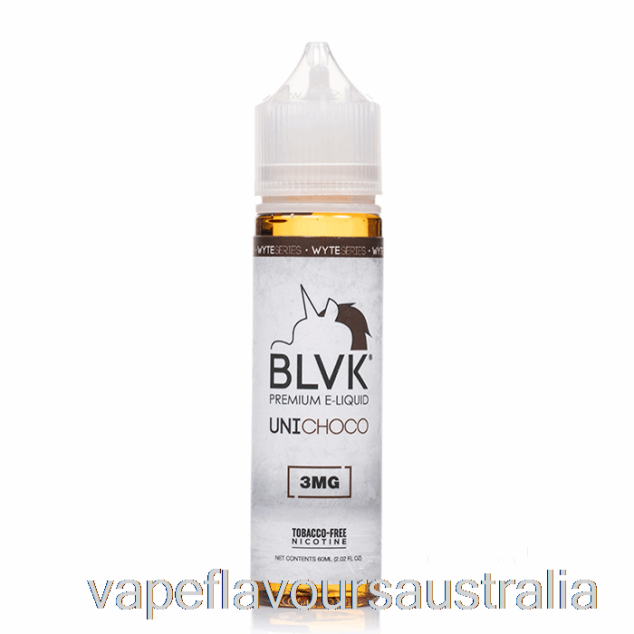 Vape Nicotine Australia Chocolate Milk - BLVK - 60mL 3mg